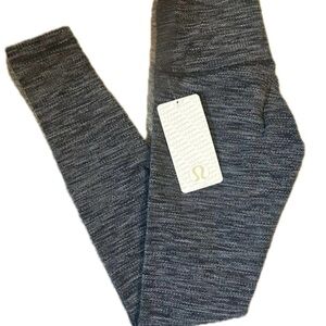 NWT Lululemon Athletica High-Waisted Leggings in Charcoal